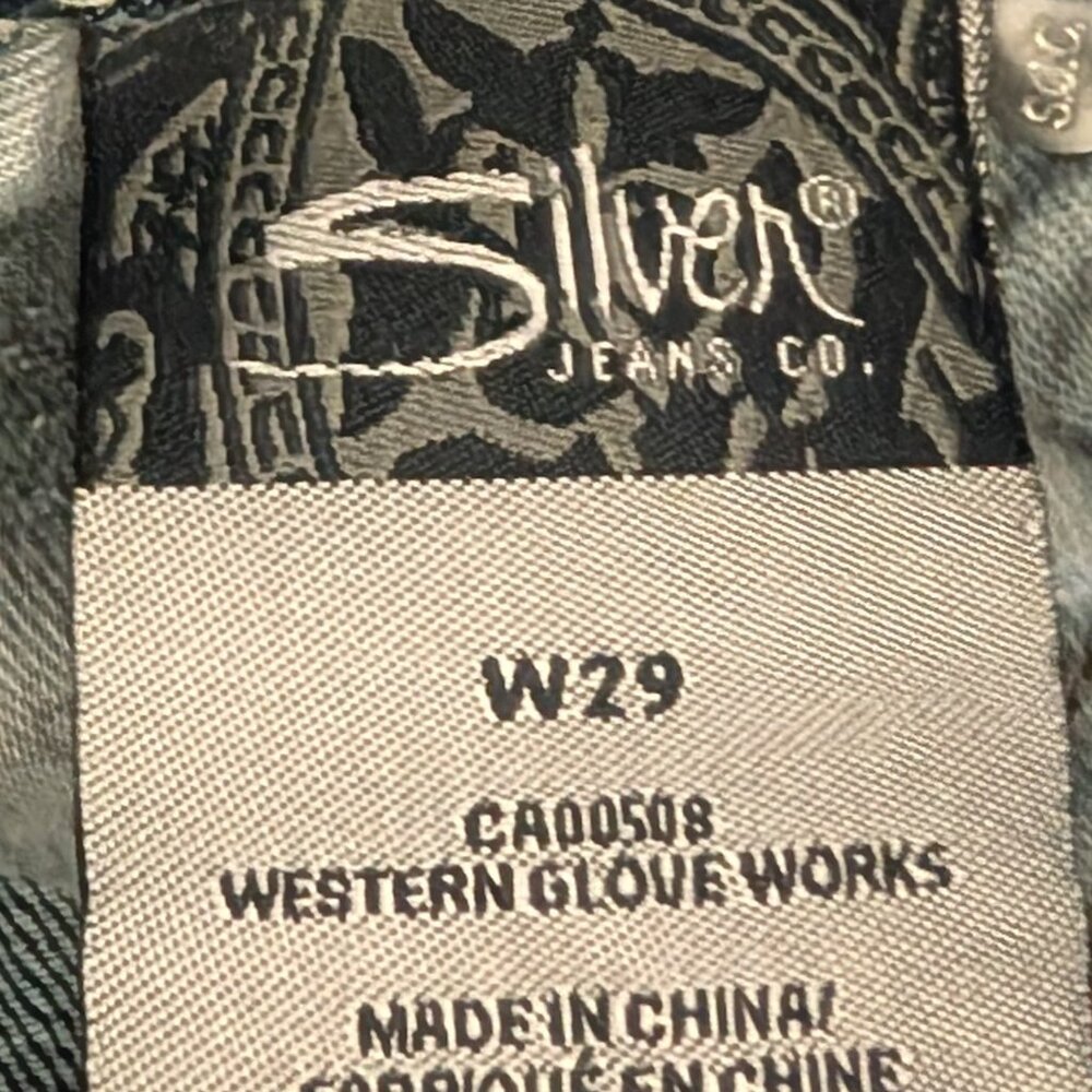 Silver Shorts Womens 29 Suki Dark Wash Stretch Denim Mid Bermuda Blue - Picture 4 of 5